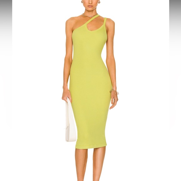 ALIX NYC Paulis Dress in Kiwi Green NWT - Picture 1 of 3